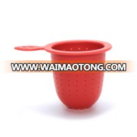 Eco-Friendly Silicone Tea Mug Filter Silicone Tea Cup Strainer